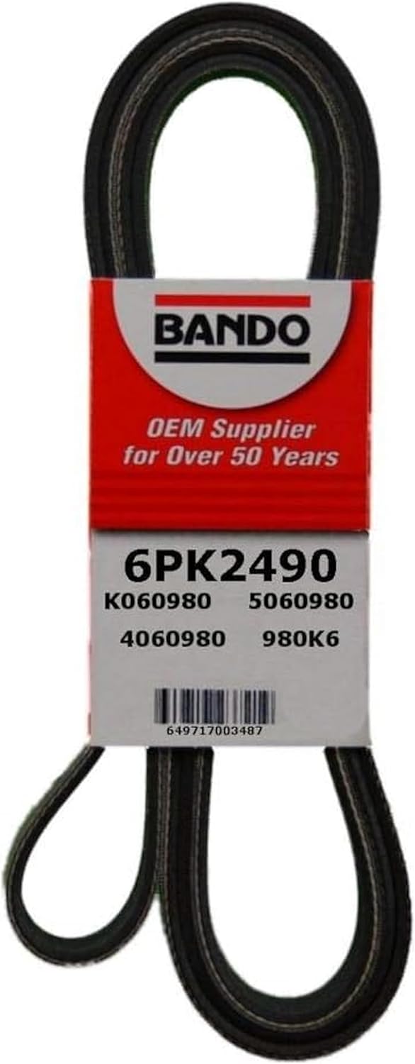Bando USA 6PK2490 OEM Quality Serpentine Belt