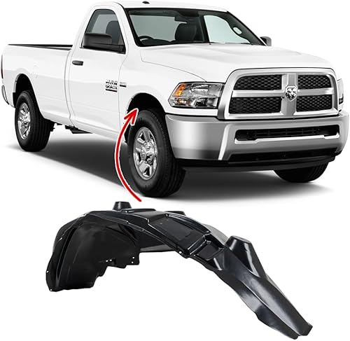 FITRITE Auto Parts - Forro de guardabarros delantero derecho del lado del pasajero compatible con RAM 2500 2014-2018 | RAM 3500 – Reemplazo de