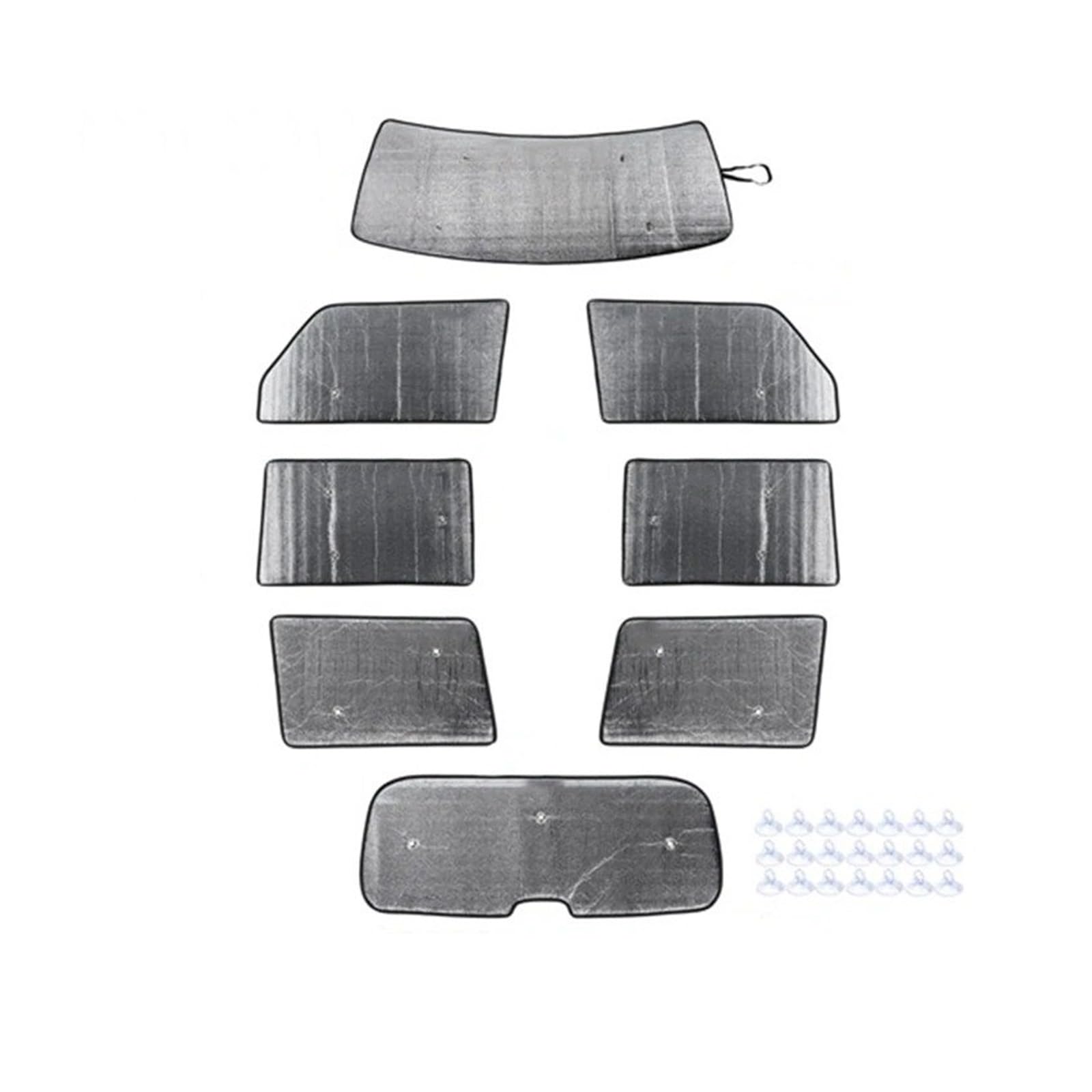 Parasol Delantero Coche Parasol Ventana Parabrisas Delantero Trasero Coche Cubierta Protectora Visera Sol para Jeep para Grand para Commander 2006 2007-2010