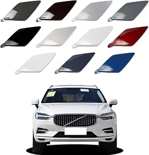 Car Front Bumper Tow Hook Cover Compatible with Volvo XC60 2018 2019 2020 2021 Trailer Cover Cap 39846406 398464065 31425165 Small Lid Towing Eye Cap Pure White Right Passenger Side