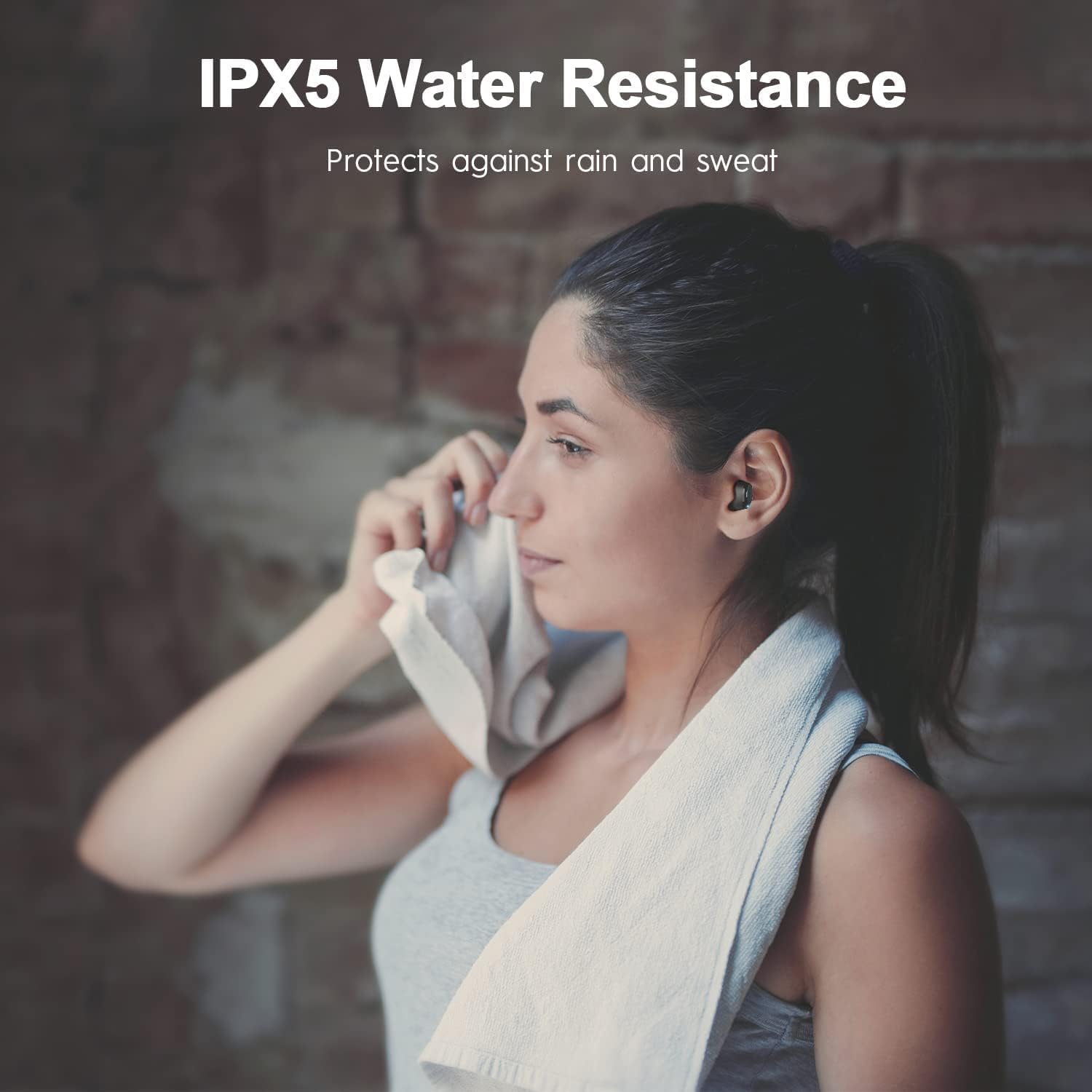 Diagram showing touch controls for Tecno BDE01 Earbuds