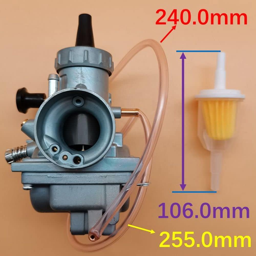 Carburetor Carb Compatible with Suzuki Kawasaki Yamaha Big Wheel 200 BW200 Blaster YFS200 DT100 DT125 DT175 RT80 RT100 RT180 TTR125 E L LE YZ80 YZ85 KX65 KX80 RM65 RM80 RM85 VM24 D270