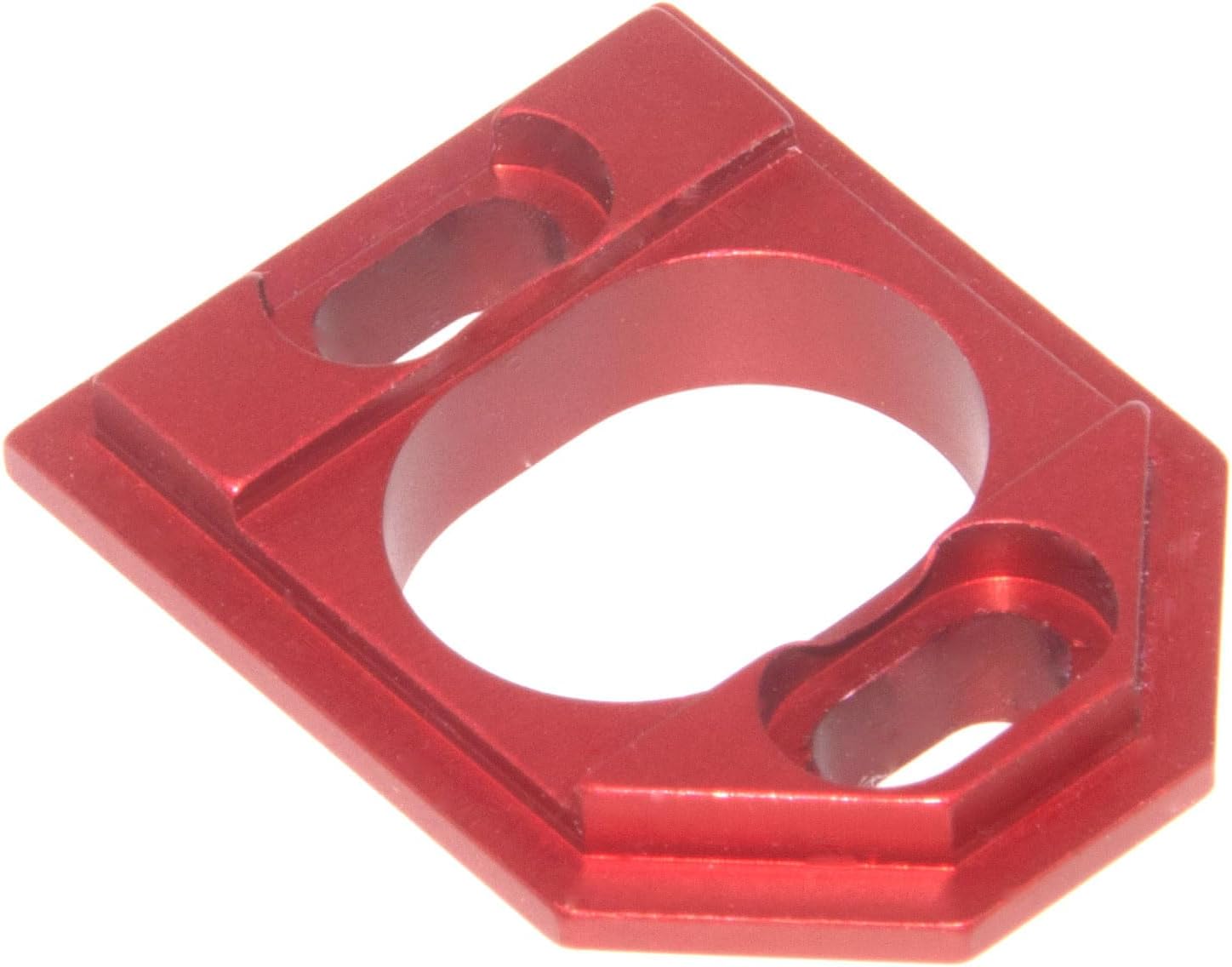 Motor Mount Holder Compatible with All MJX Hyper Go 1/14 1/16 RC Car Aluminum Alloy 14210 16393 14393 Upgrade Part(Red)