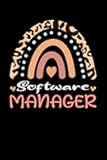 Software Manager Rainbow leopard Appreciation Software Development & Architecture: Lined Notebook / Journal Gift , 120 Pages , 6X9 ,Soft Cover , Matte Finish