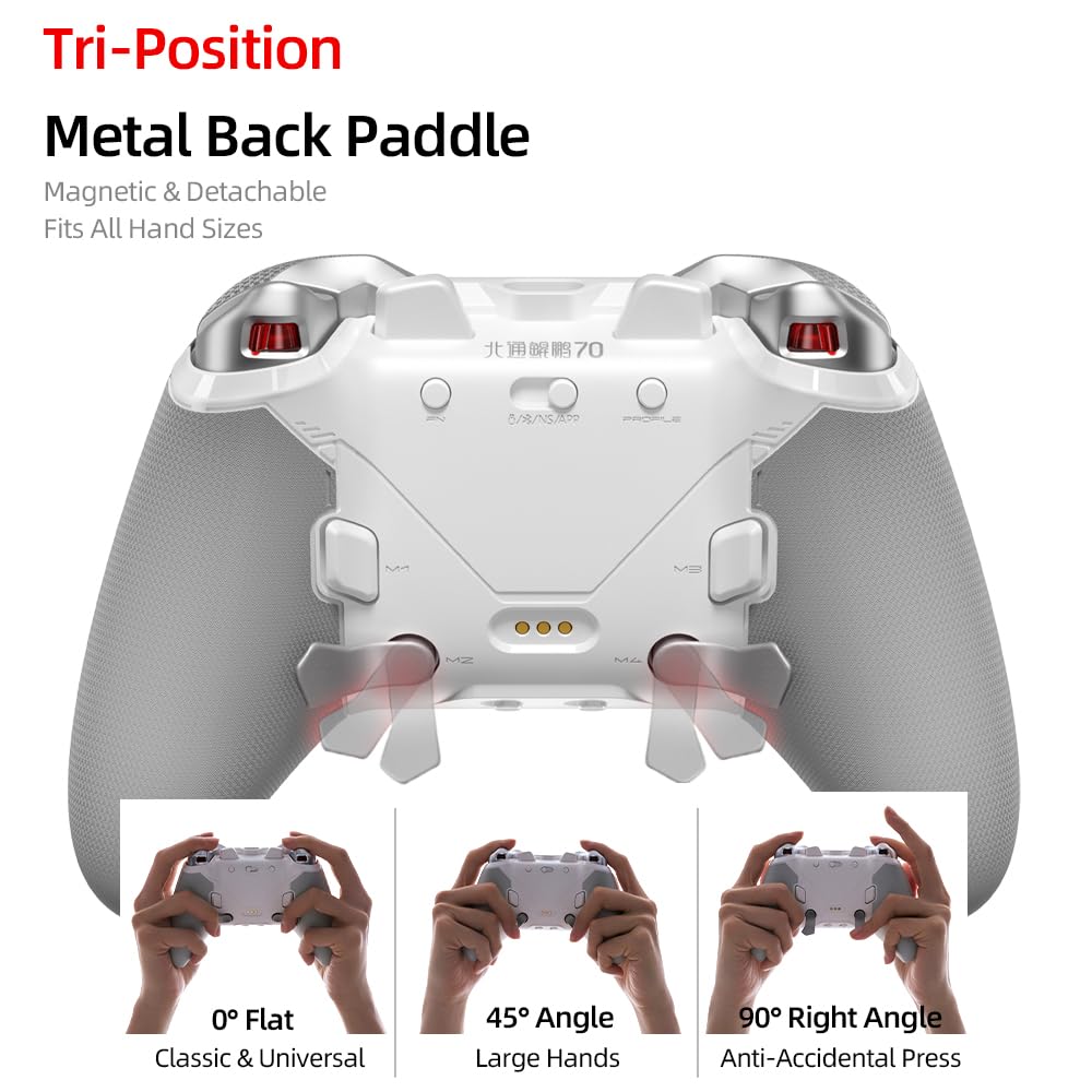 Tri-Position Metal Back Paddles