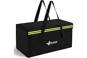 FLASLD Fireproof Document & Money Bags, Large Fireproof & Water Resistant Bag