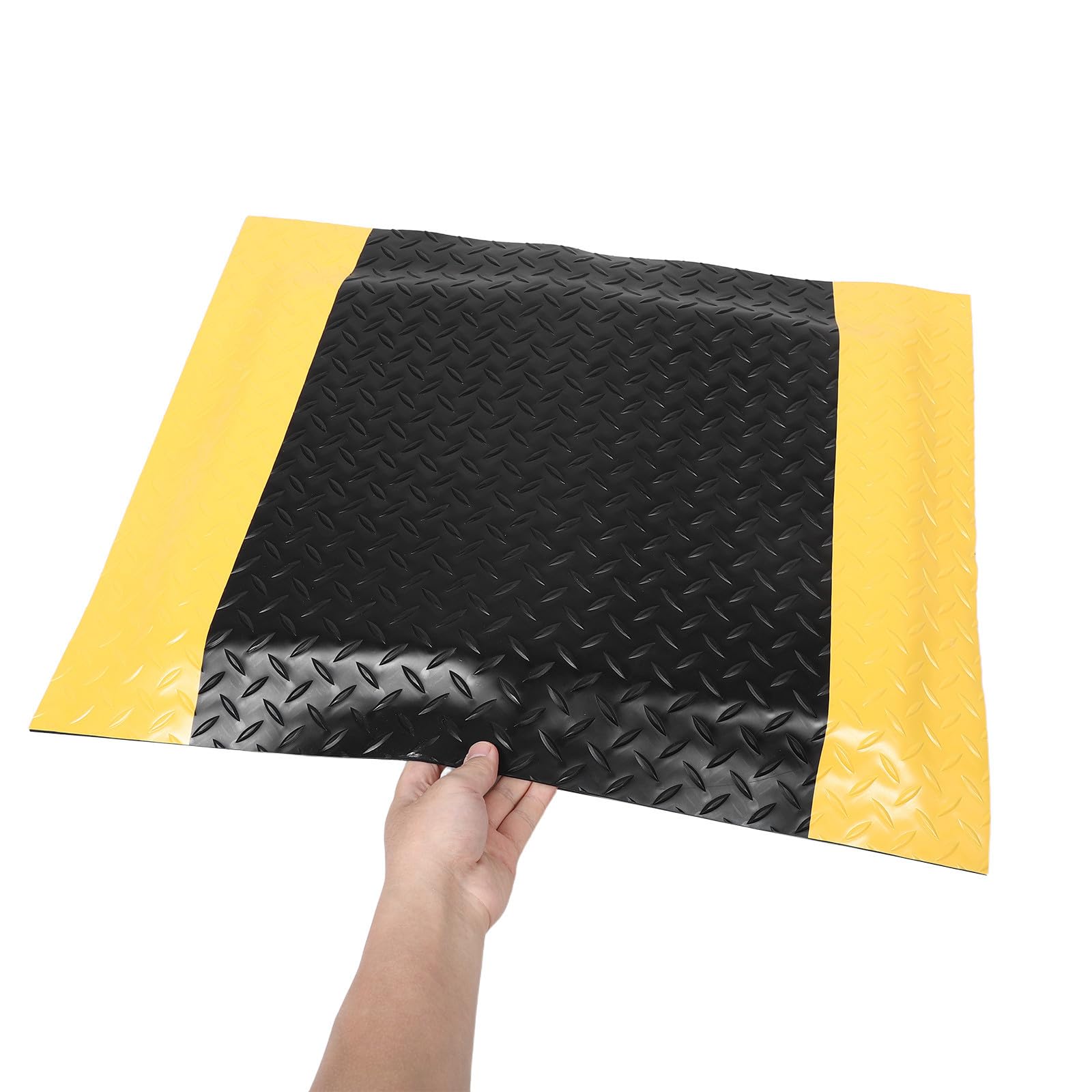 Tappetino Antifatica Antistatico in Pvc Gomma Nero per Assemblaggi