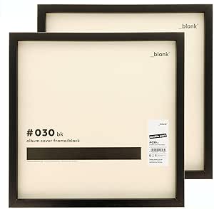 Cornice Per Copertine Di Dischi Vinile 12' - Sostituzione Rapida, Design Nero Minimalista Per Parete - Foto 2