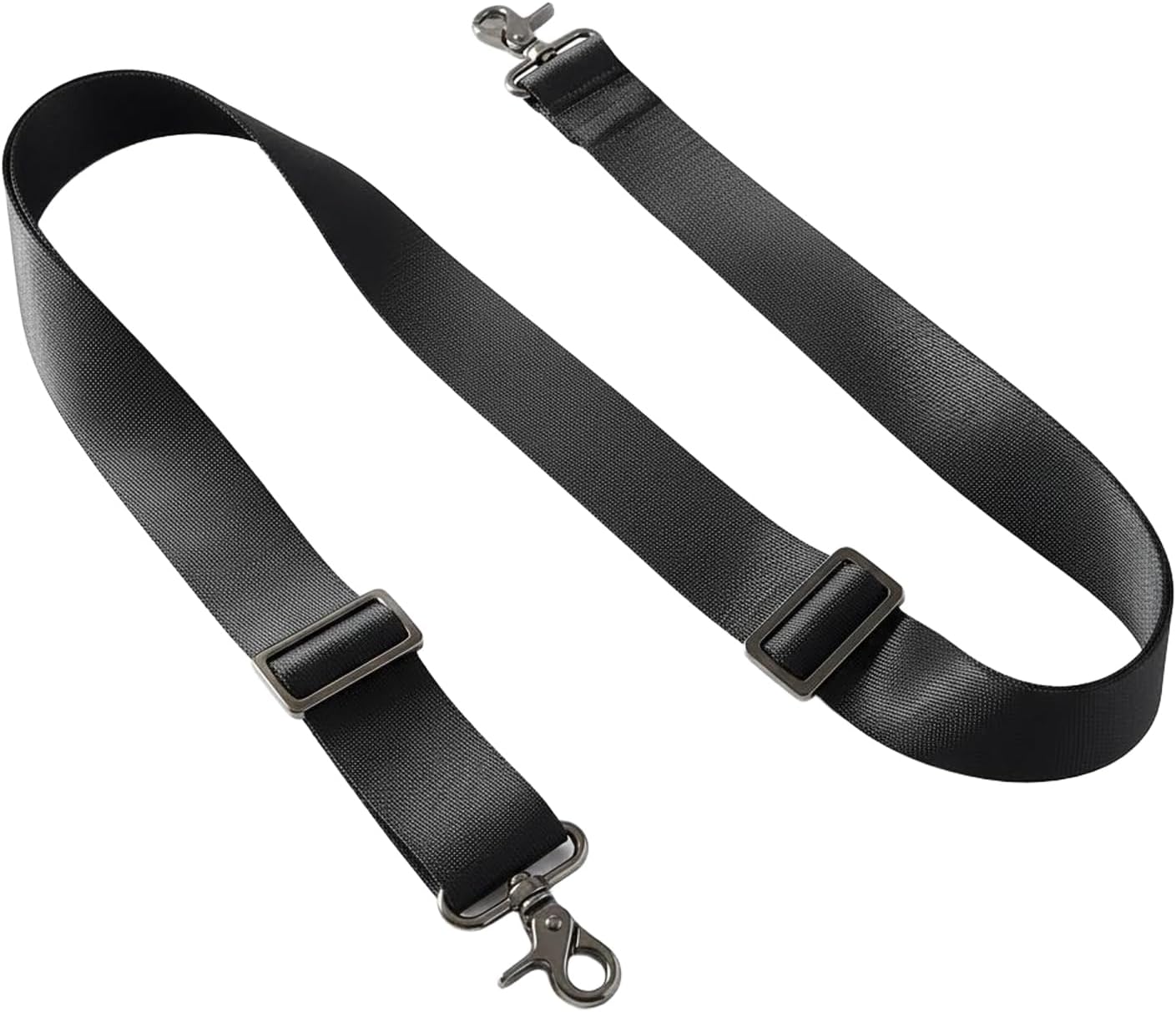 Heavy Duty Adjustable Shoulder Strap, 1.5" Wide Nylon Replacement Strap with Metal Swivel Hooks for Luggage, Duffel Bag, Tool Bag, Laptop Case (Navy Straps only)