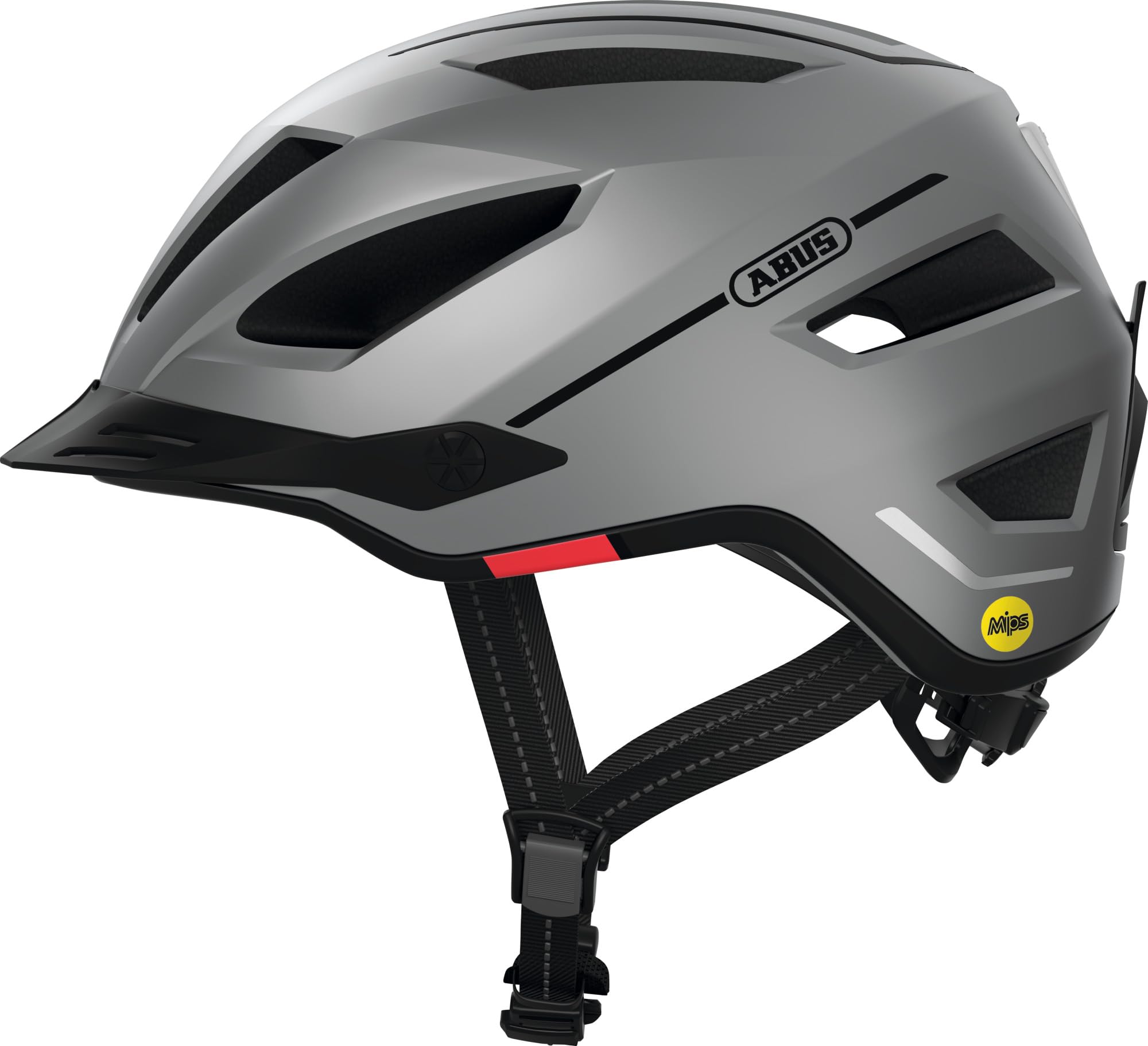 ABUS Pedelec 2.0 MIPS city helmet - bike helmet with rear light, peak, rain cover and MIPS impact protection - for men and women