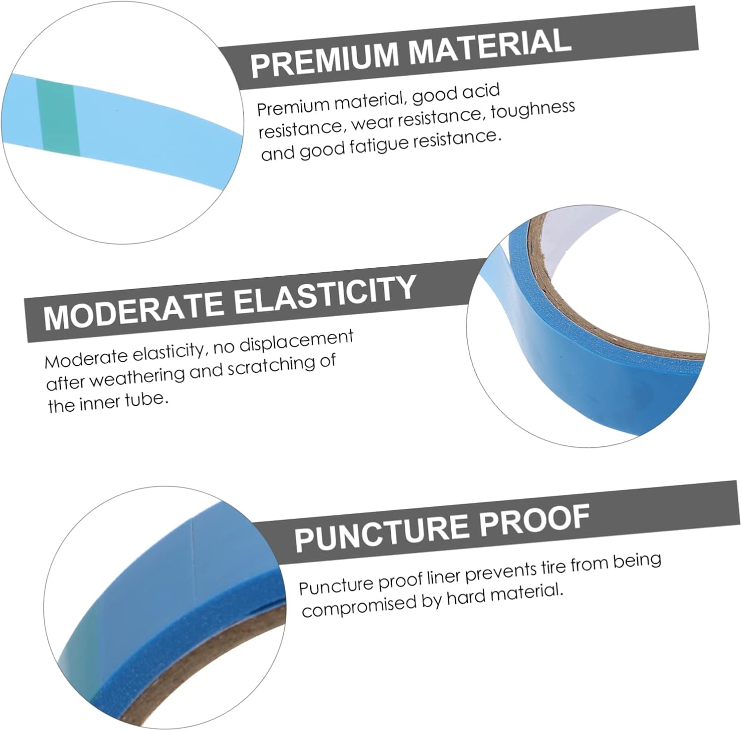 1Pc Bike Tire Protector Tape High Pressure Rim Sealing Pad Adhesive for Mountain and Road Bikes Prevents Blowouts Easy Application Acid Resistant