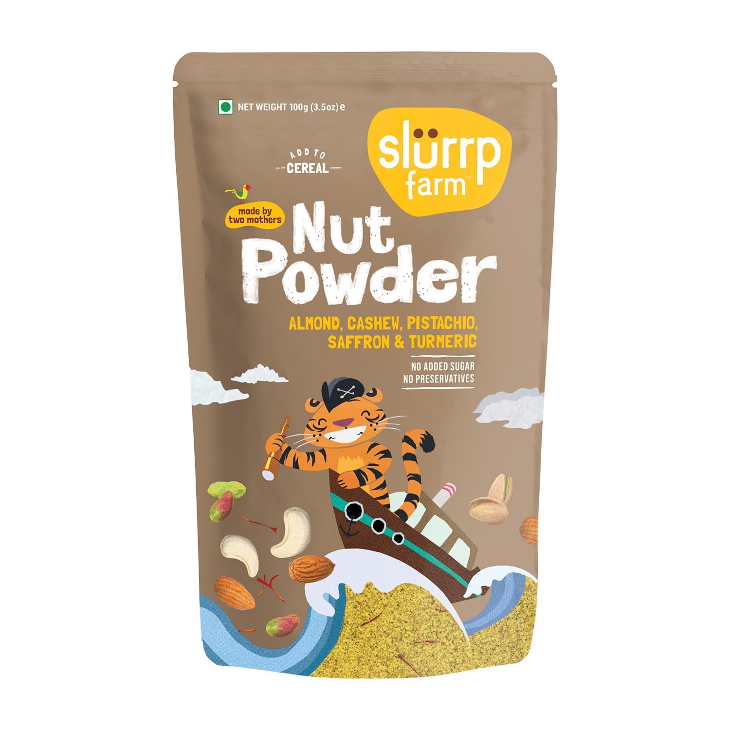 Slu.rrp Fa.rm NO Added Sugar 100% Natural Nut Powder, 100 G