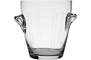 Mikasa Berlin Glass Ice Bucket - The Perfect Addition to Your Next Party