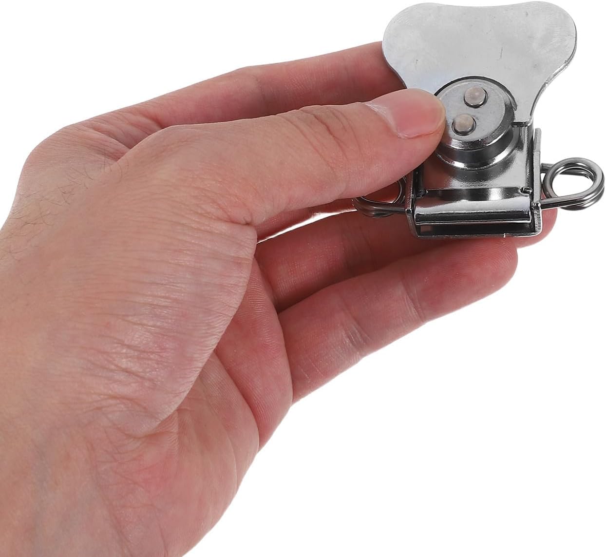 2pcs Stainless Steel Butterfly Lock Latch with Keeper for Tool Carts
