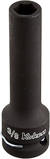 Koken 1/2 inch (12.7 mm) SQ. Impact Hex Deep Socket (Thin Wall) 3/8 14301A-3/8