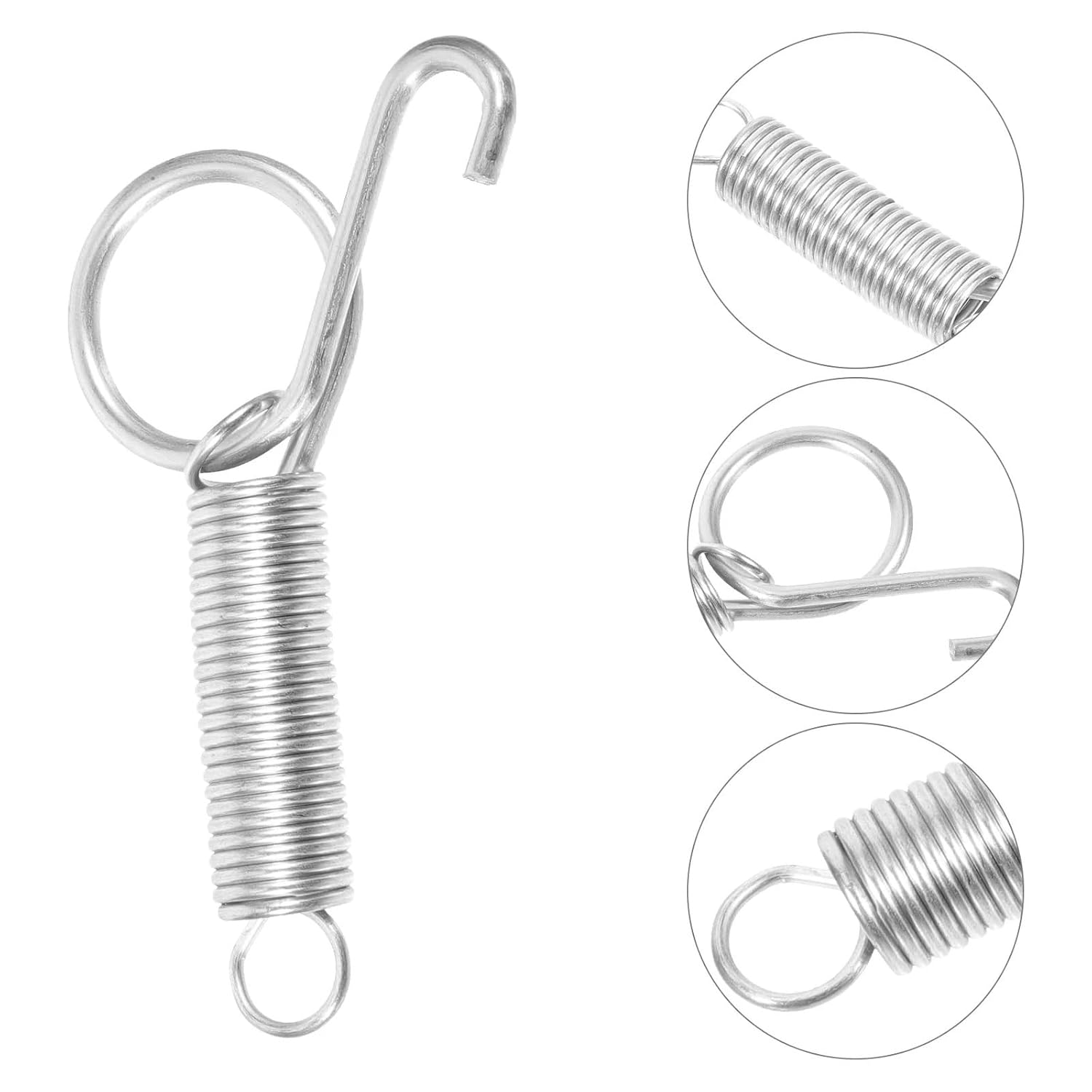 Rabbit Cage Spring Latch 36 Pcs Rabbit Cage Door Spring Hook Fixed Hanger Pet Lock Hanging Bird Feeder Parrot