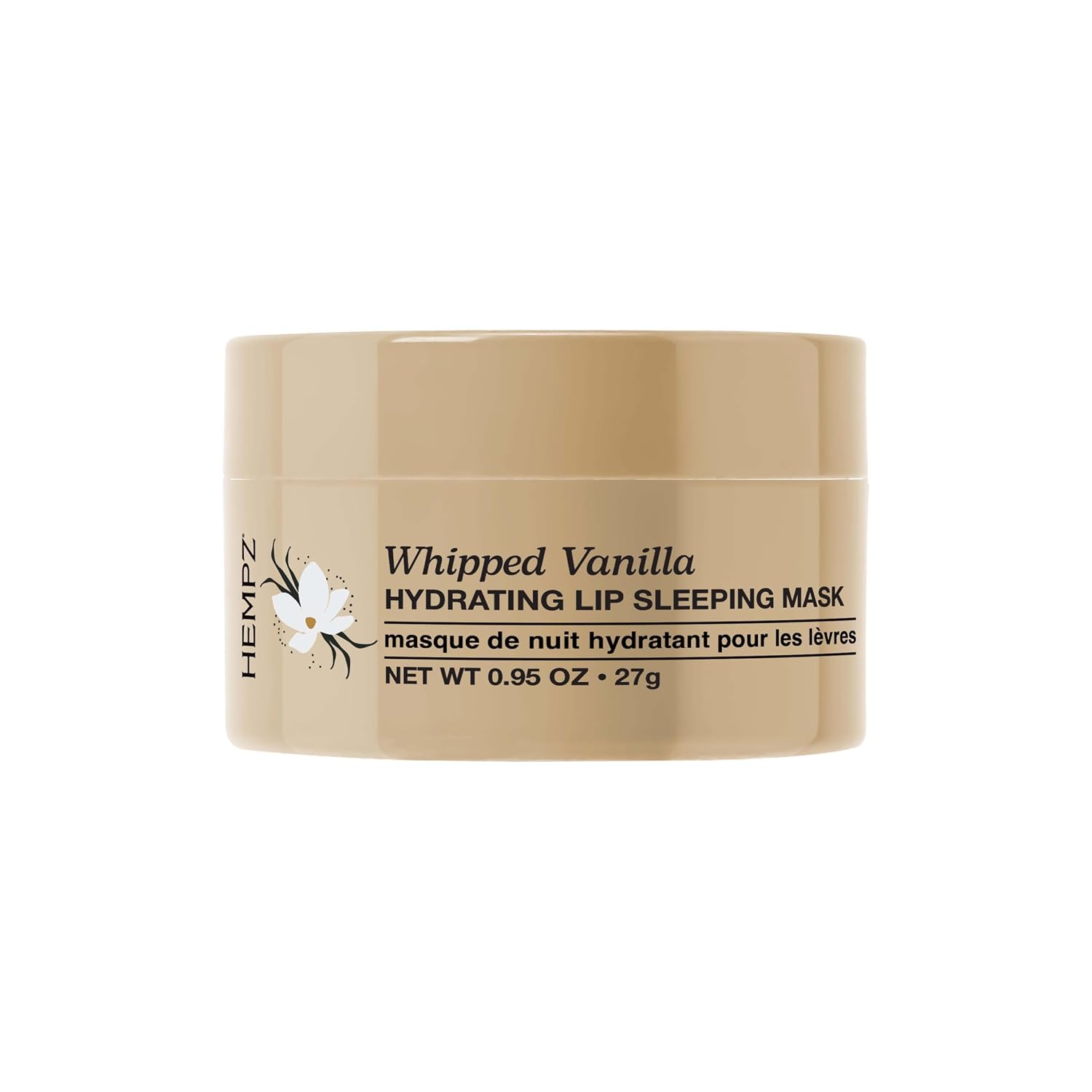 Hempz Hydrating Lip Sleeping Mask, Lip Balm, Lip Repair, Vanilla, (.95 Oz.)