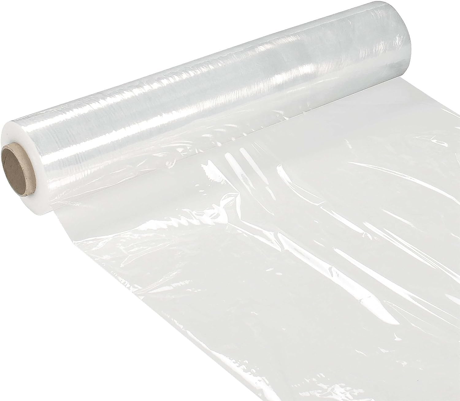 SIMPLETEK - 12 rouleaux de bobine de film extensible blanc 50 cm 2,2 kg 160 m 30 microns emballages professionnels (12 pièces)