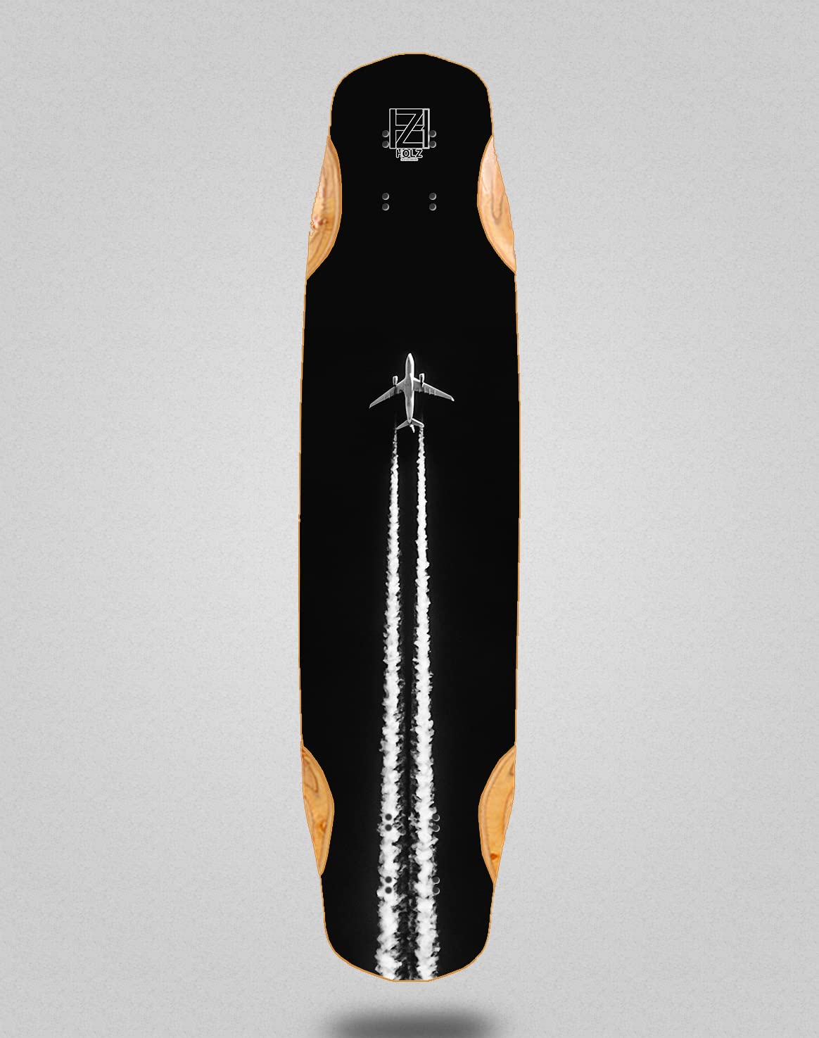 Holz Skate Longboard Deck Mix Bamboo 38 x 8,45 LERO Phy Plane