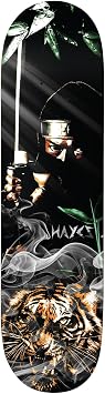 Deathwish Skateboard Deck Jake Hayes Shinobi Black 8.25" x 31.676"