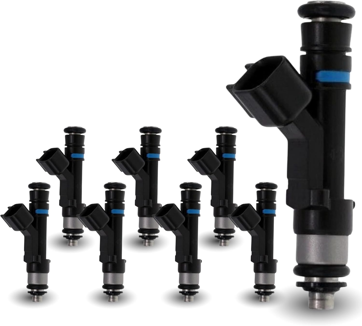 8pcs Aurus Fuel Injector 0280158089 Compatible With 2006 2007 2008 2009 2010 2011 Crown Victoria, 2006-2011 Lincoln Town Car, 2006-2011 Mercury Grand Marquis (Set Of 8)