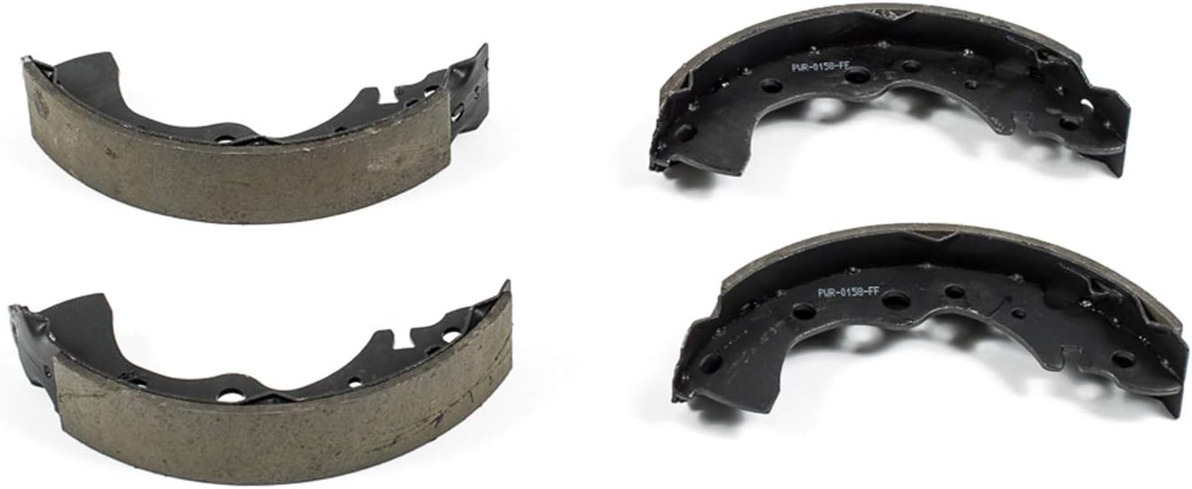 PowerStop Rear Drum Brake Shoes for Nissan Sentra 2002-06 - Brake Shoe Replacement, B779
