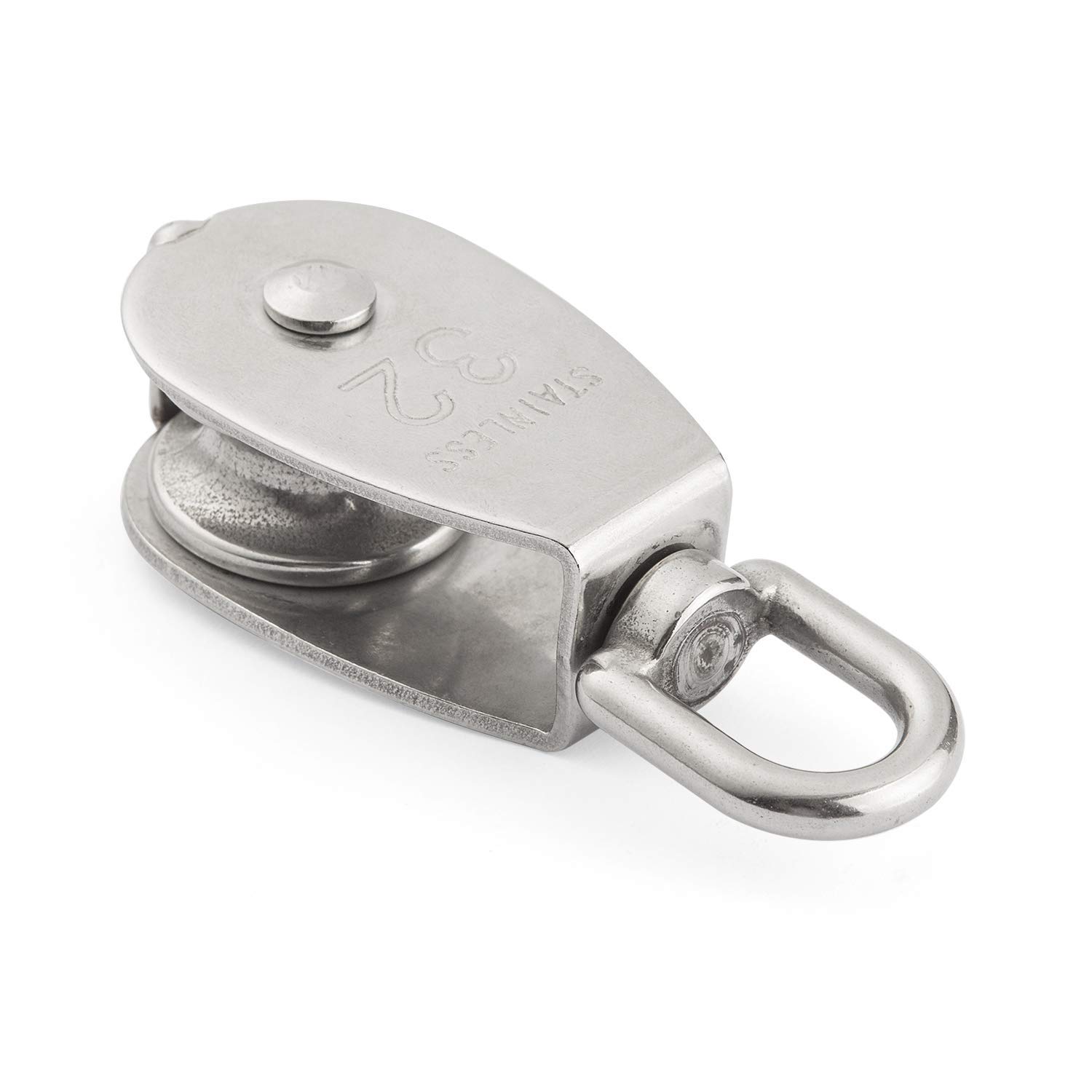 Lot De 6 Manilles Rondes Courtes 3 Mm Acier Inox V4A (AISI 316) – Charge De Rupture 326 Kg, WLL 82 Kg – Idéal Chaînes, Câbles, Laisses Chien