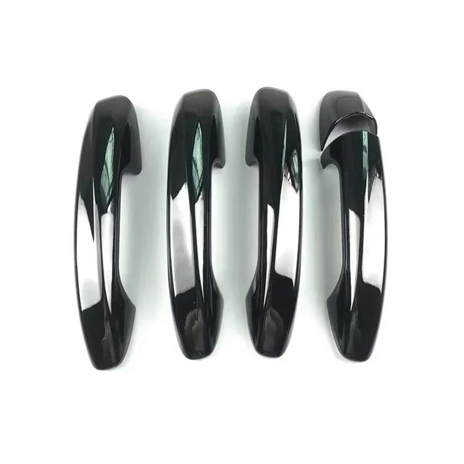 Piwine Black 0 Sensor Handle Sticker Lhd Car Door Handle Cover Styling Accessories Stickers For Benz For Cla/A-Class/C-Class/E-Class/Glc/Glb(Black 0 Sensor)