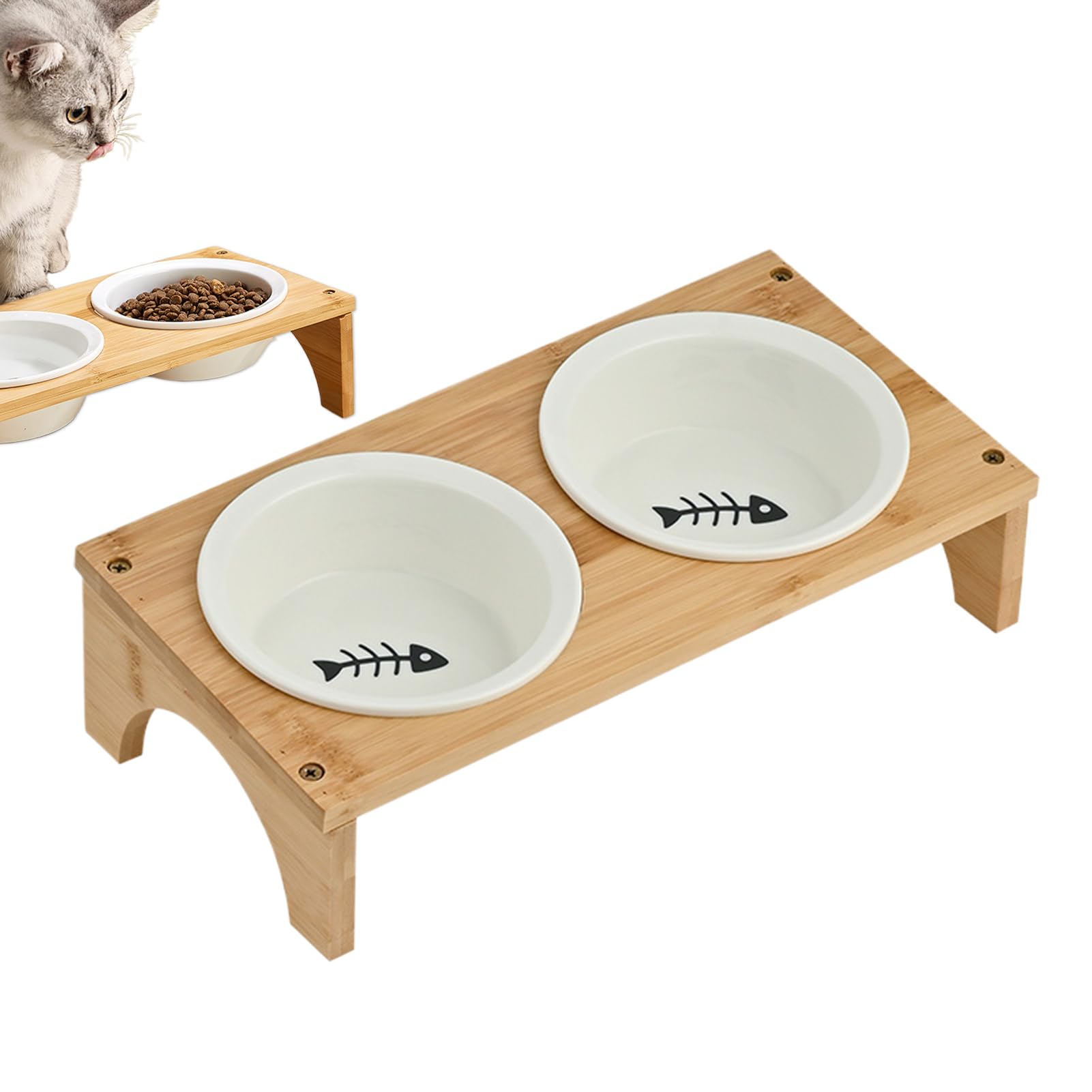 Gamelle inclinée pour chat idéale pour un coin repas propre et calme