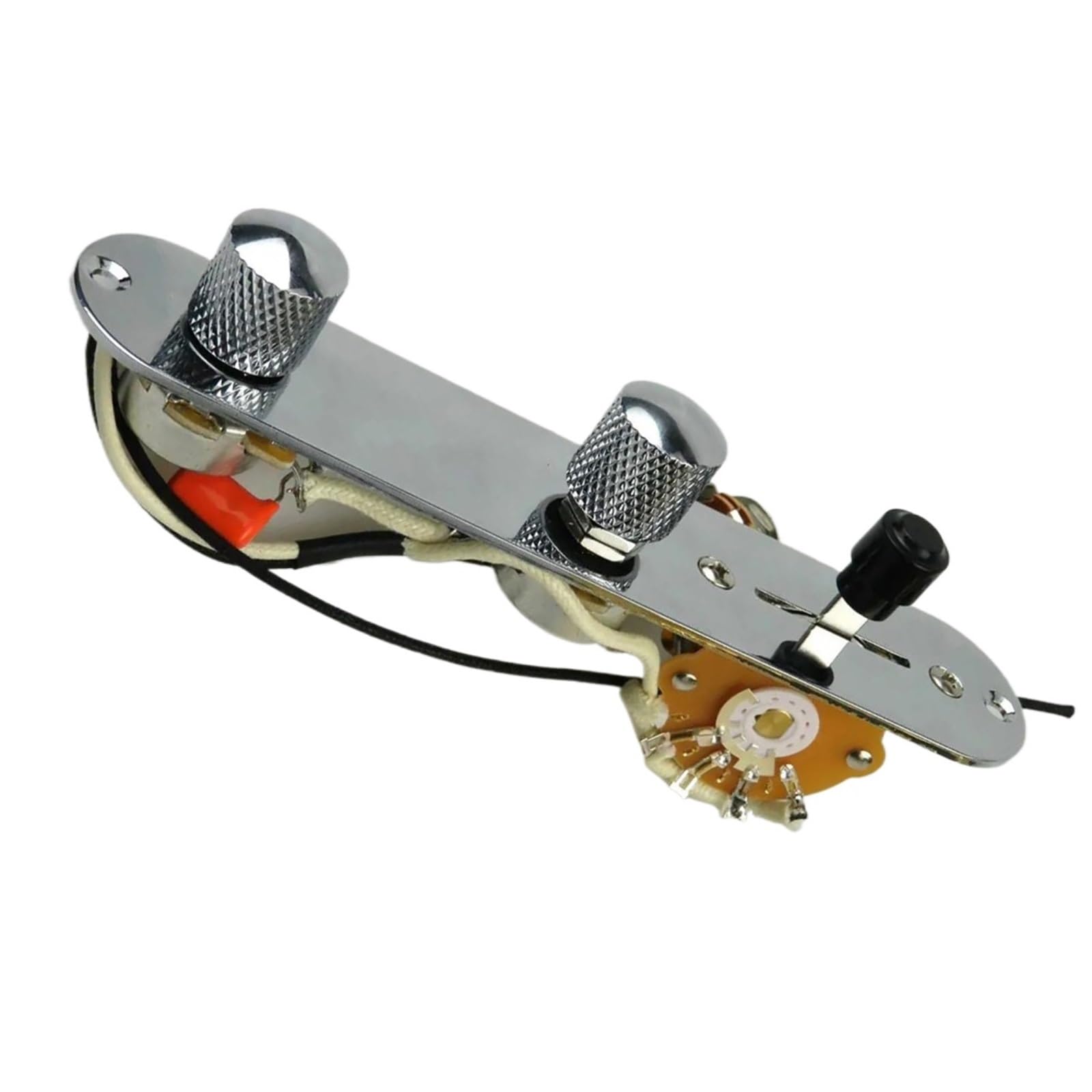 Arnés Cableado Guitarra Eléctrica Potenciómetro de eje de cobre de 250 K para pastilla de guitarra eléctrica TL