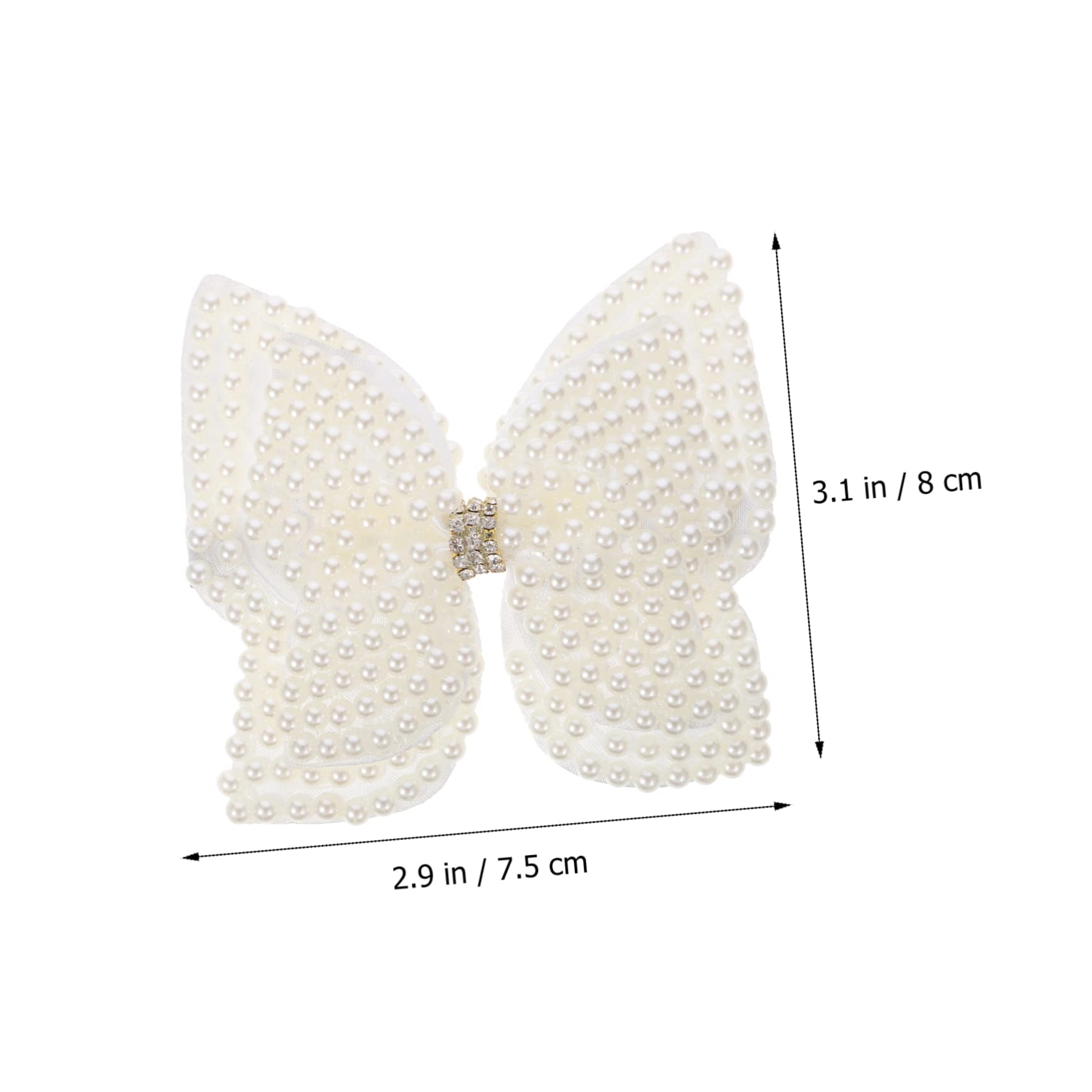 MAGICLULU 12 Pz fermaglio per con perle di strass fiocchi per per ragazze fiocchi per da ragazza butterfly hair clip molletta bottoni automatici a pressione adulto