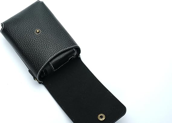 Handmade Genuine Leather Camera Case Bag Cover for Ricoh GR IV GR4, Black Full Case + Half Case, Pack pocket