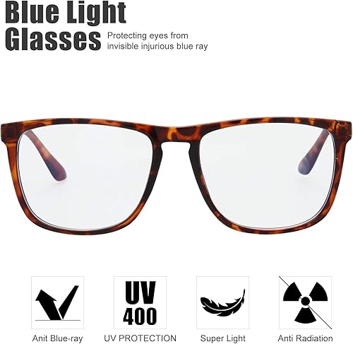 Miniatura 2 de The Fresh Gafas de bloqueo de luz azul, marco elegante, anti rayos azules, gafas de juego de computadora para hombres y mujeres