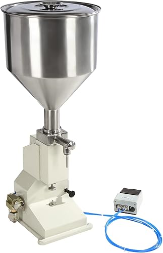 Miniatura 8 de Máquina de llenado de líquidos de pasta manual, máquina de llenado de botellas ajustable de 5 a 1.7fl oz, máquina de llenado de botellas de acero