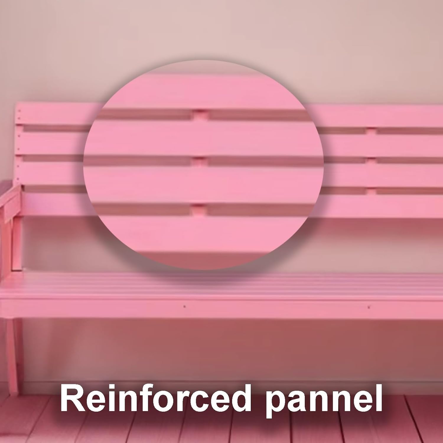 Garden Benches for Outdoors, Park Benches, Patio Bench, Outdoor Seating Furniture Lounge Wood for Backyard, Balcony, Park, Garden(Blue)