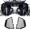 PANICAL Front Heat Sink Radiator Guard Protective Cover Grid Net Water ank Protective Net For Honda Gold Wing GL1800 F6B 2018-2025 SUS304 Stainless Steel Black