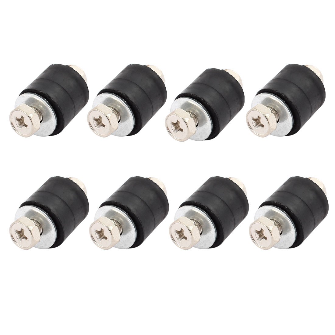 Aexit Supporti antivibranti in gomma 2Sets per motori a gas M6xD17.5xH16mm HY038-00902 (09195254697eeb3a1520e39c6028a72a)