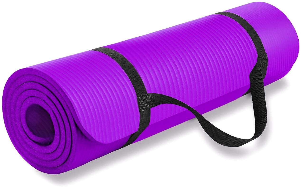 MAXWELL® Yoga Mat(SIZE-4mm) for Women and Men with Carrying Strap Extra Thick & Large Excercise Mat for Workout Yoga Fitness Anti Tear Anti Slip(Color-PURPLE) (Qnty-1 Pcs) (B09SHCCSYN) Amazon Price History, Amazon Price Tracker