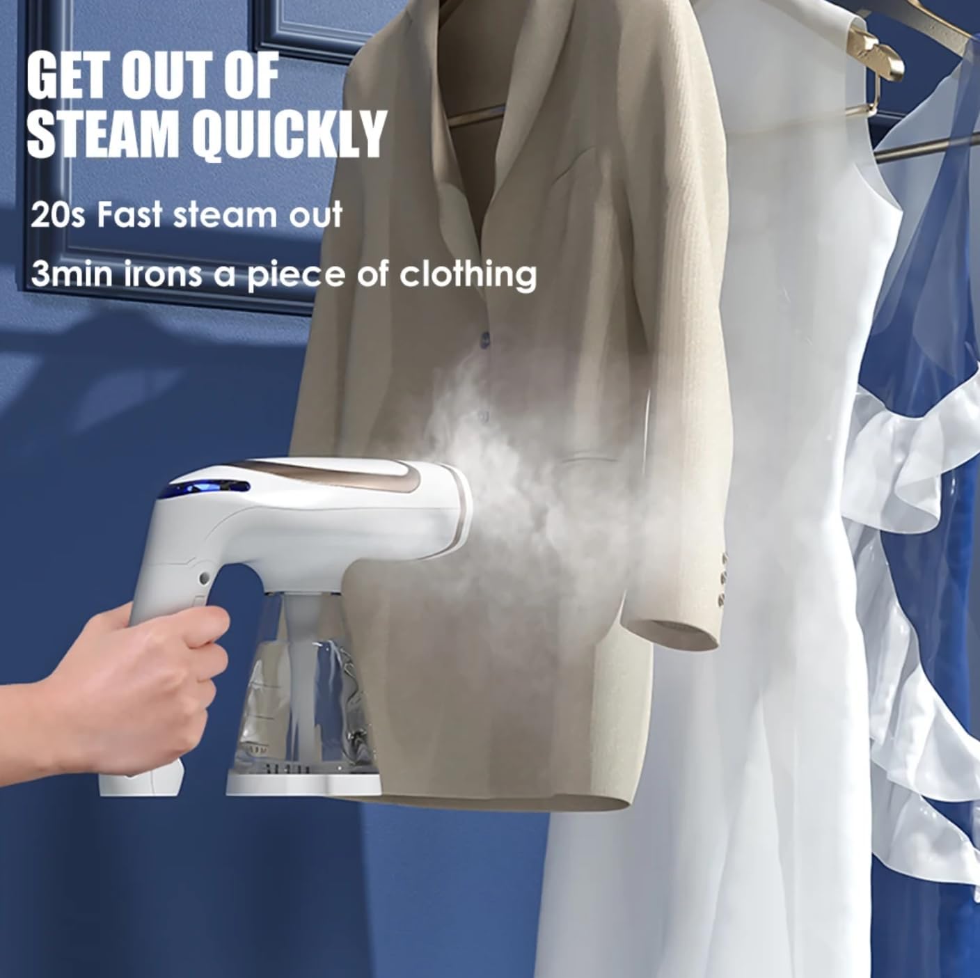 Folding And Hanging Ironing Machine For Household Mini Steam Iron 1600W Travel Temperature Regulating Ironing Machine