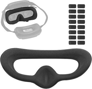 CAPART Comfy Sponge Foam Padding for DJI Goggles 2 3, Soft-Fit Eye Pad Musk Cushion Replacement