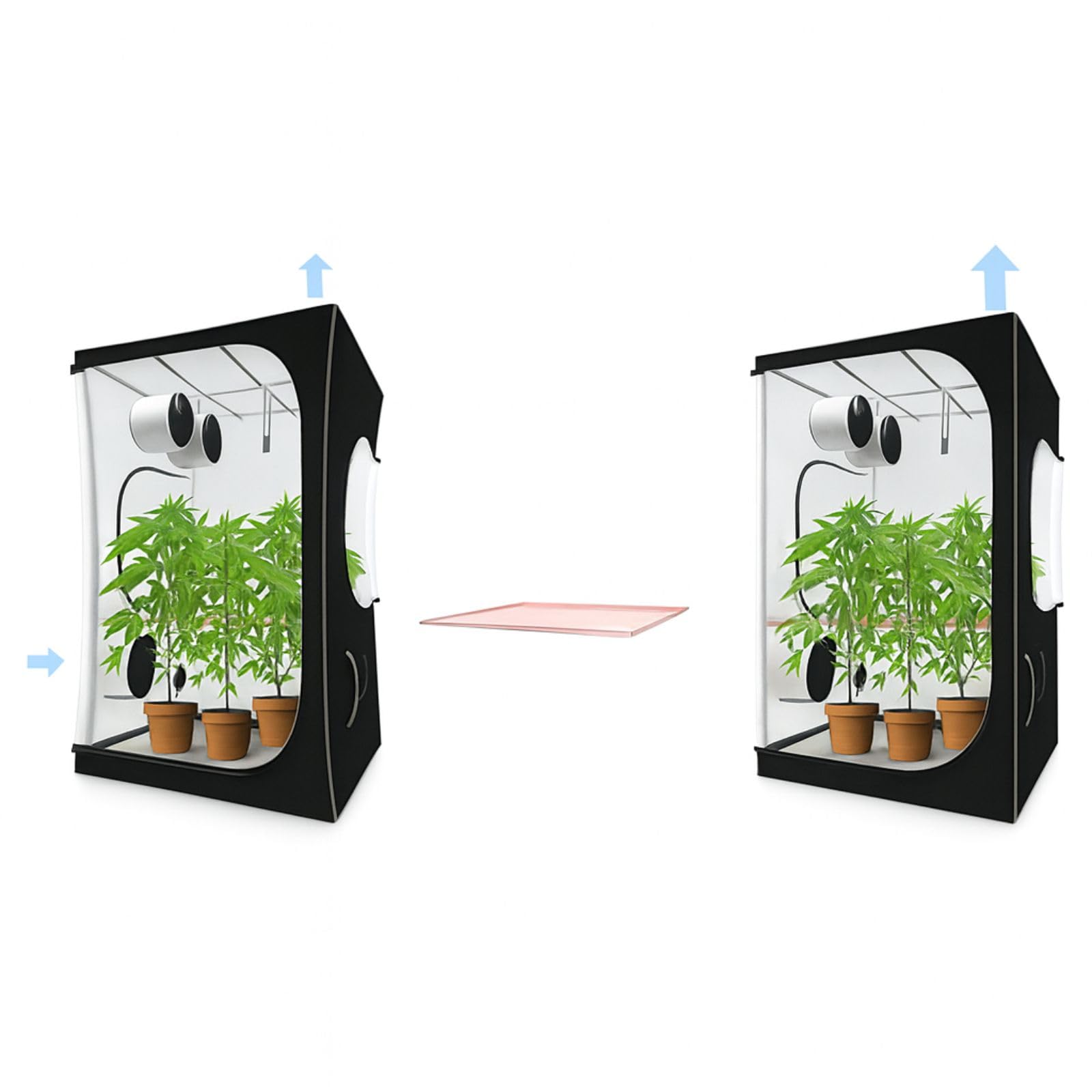 Weedness Kit de Amplificación Jardín Secreto SB-L 16 mm 1 Pieza - Carpa de Cultivo Armario de Cultivo Caja de Cultivo Invernadero Accesorio