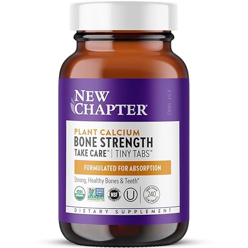 New Chapter Calcium Supplement - Bone Strength Tiny Tabs Plant-Based