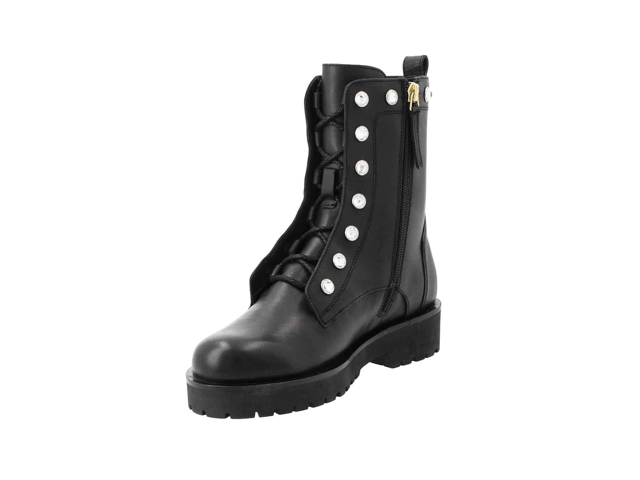 Twinset Scarpa BIC.Nero/Perla Bianca