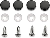 Vista 3 de MULL Marco de matrícula de acero inoxidable negro (Black Flag)