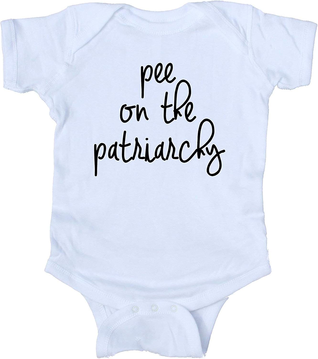 Pee On The Patriarchy Baby Girl Onesie 