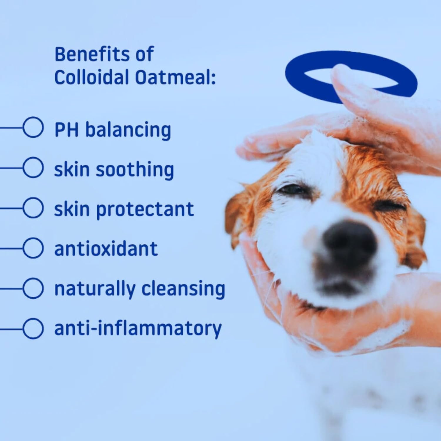 Groomers Choice Colloidal Oatmeal for Dogs 500g, Hypoallergenic Natural Skincare for Pets, cream - Image 2
