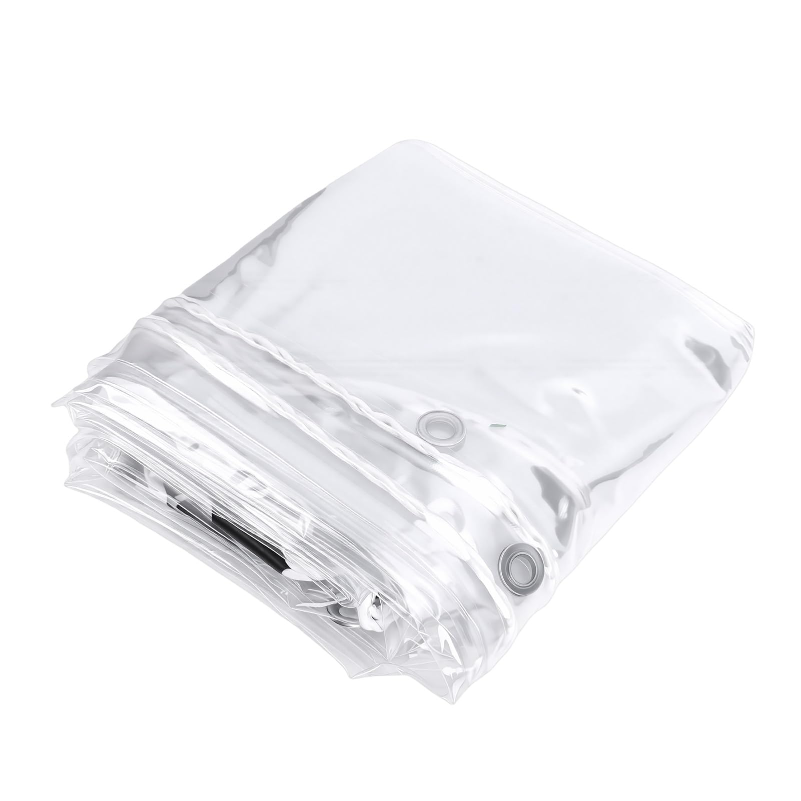 Haofy Copertura per Pollaio in PVC Spesso 2x3 M per Pollame Telo Isolante Antivento Protezione Invernale con visibilità Chiara Resistente per Pollai da Cortile Piccole Aziende Agricole
