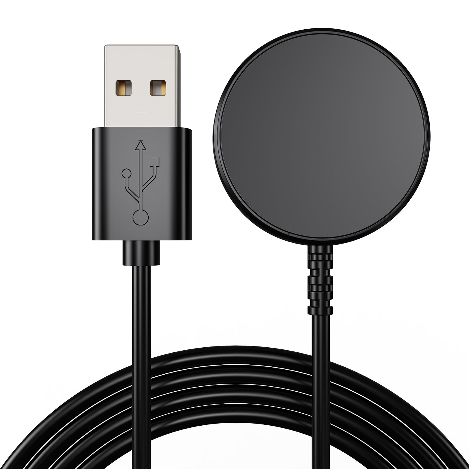 Charger for Samsung Galaxy Watch Charger Compatible with Galaxy Watch 8/8 Classic/Ultra/7/6/6 Classic/5/5 Pro/4/4 Classic/3/Active 2/Active/FE USB A Magnetic Charging 100cm