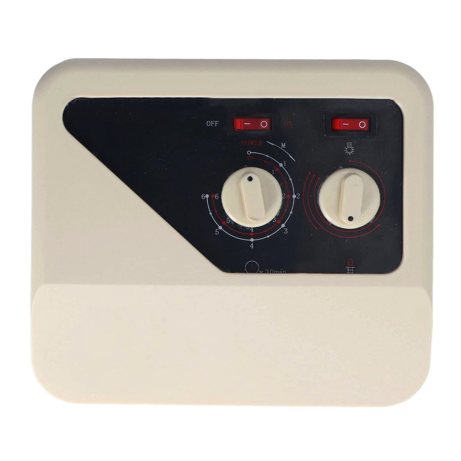 Controller di Stufa Sauna da 380 V | Sostituzione di Guscio PP Protettivo per saune da 9-15kW | Controllo della Temperatura Esterno con Filo della sonda | Design Compatto per
