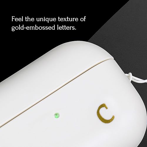 Miniatura 5 de COLLECTIVE HOME - Funda AirPods Pro de 1 y 2 generación, diseño de letras personalizadas, elegante y seguro con cordón, material de TPU de alta